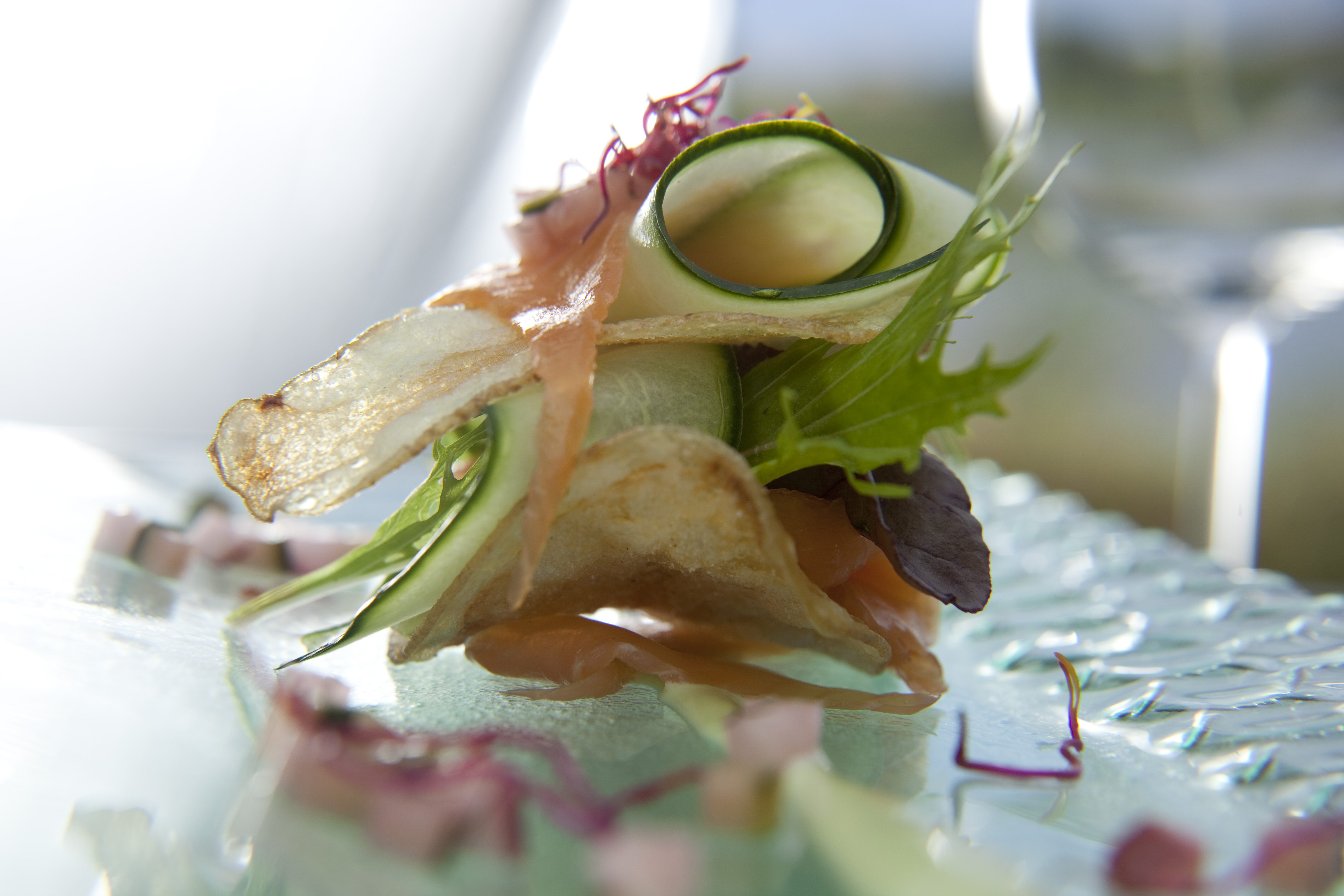 Franschhoek Trout Starter 1 Serendipity Restaurant Luxury Guest House
