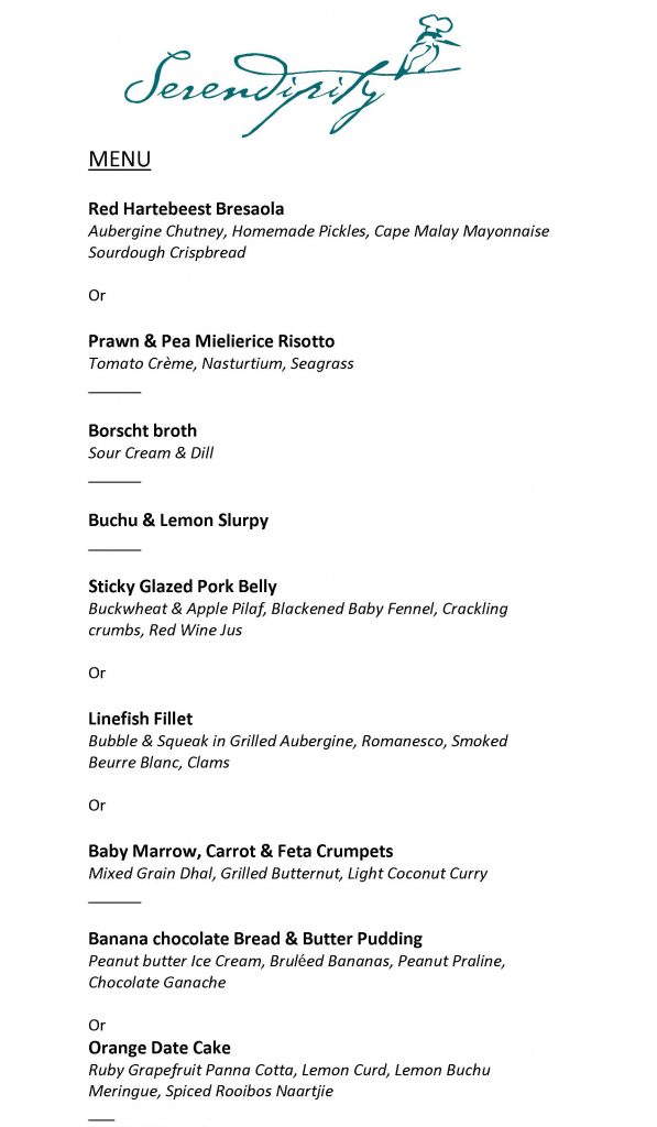 Serendipity Wilderness Restaurant | Luxury Guest House