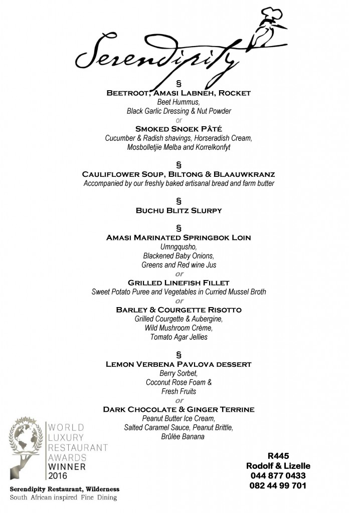 Serendipity Wilderness Restaurant | Luxury Guest House