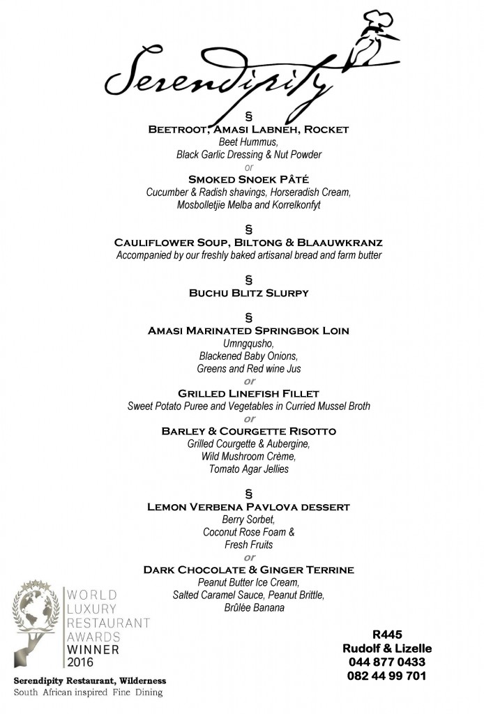 Serendipity Wilderness Restaurant | Luxury Guest House