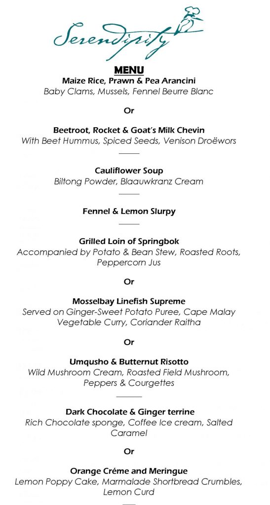 Serendipity Wilderness Restaurant | Luxury Guest House