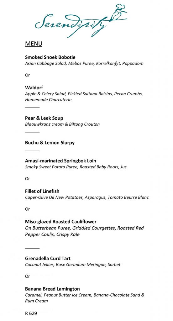 Serendipity Restaurant Luxury Guest House Accommodation Wilderness