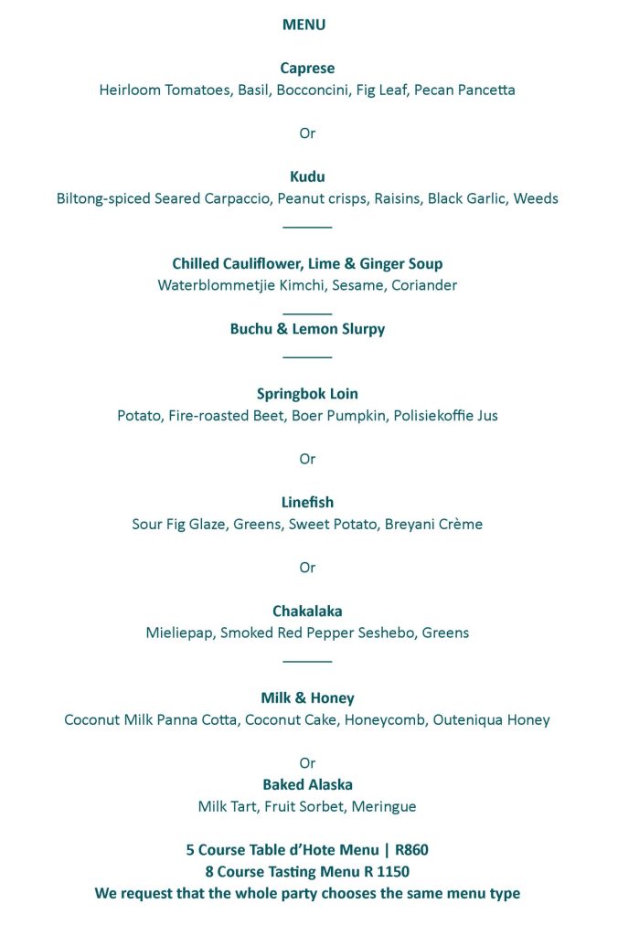 Serendipity Wilderness Restaurant | Luxury Guest House