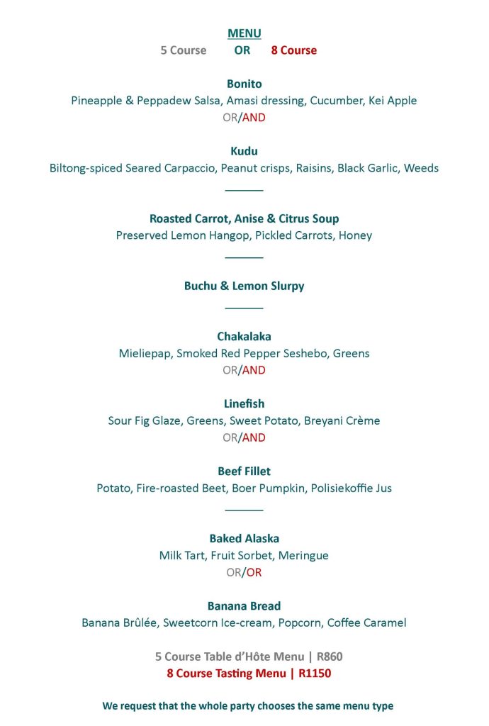 Serendipity Wilderness Restaurant | Luxury Guest House