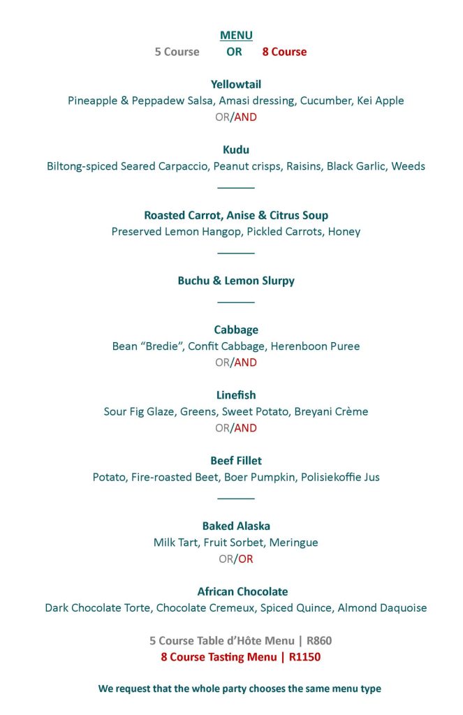 Serendipity Wilderness Restaurant | Luxury Guest House