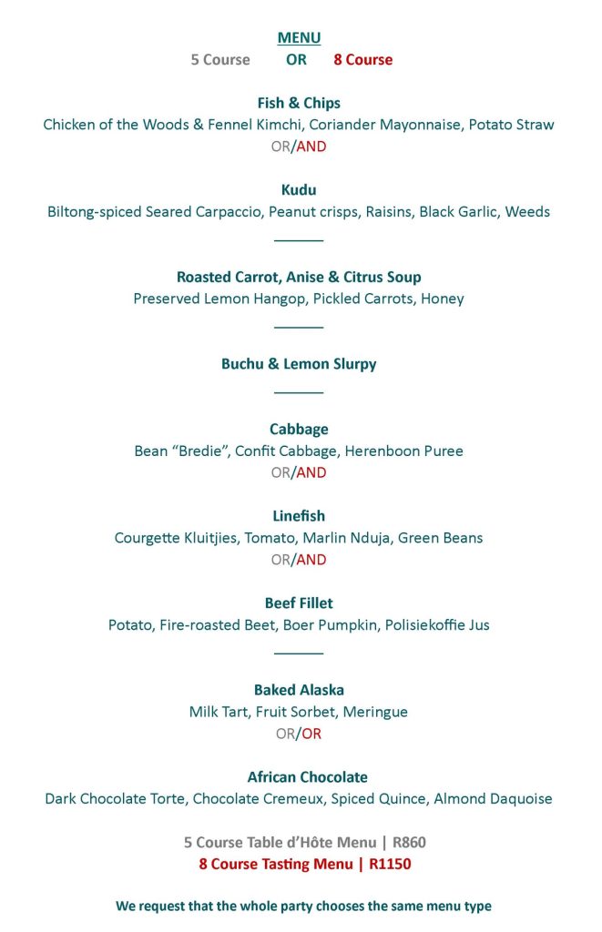 Serendipity Wilderness Restaurant | Luxury Guest House