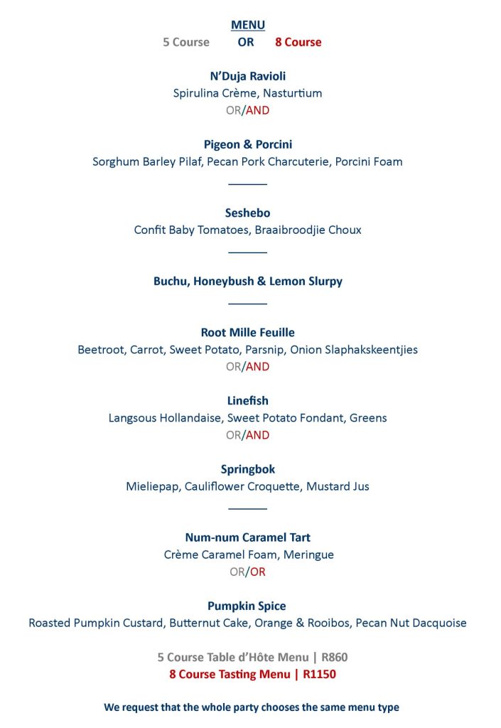 Serendipity Wilderness Restaurant | Luxury Guest House