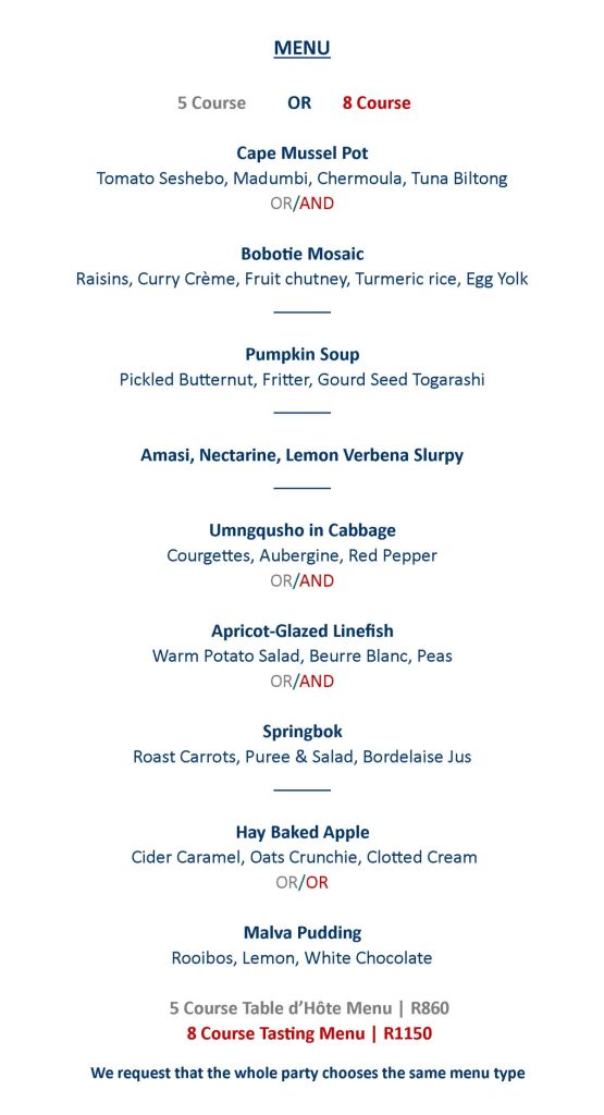 Serendipity Wilderness Restaurant | Luxury Guest House