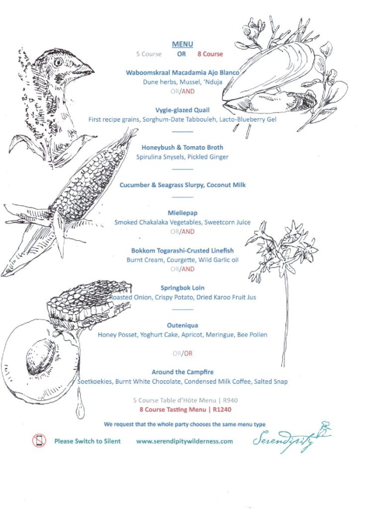 Serendipity Wilderness Restaurant | Luxury Guest House